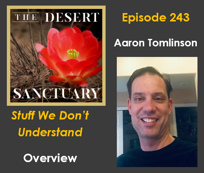243 – Aaron Tomlinson – Things We Don’t Understand – The Desert Sanctuary